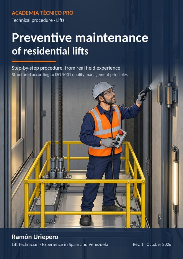 Cover of the procedure Preventive maintenance of residential lifts