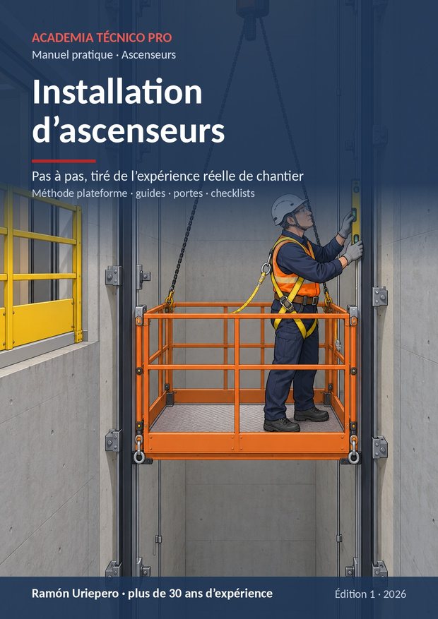 Couverture du manuel Installation d’ascenseurs pas à pas