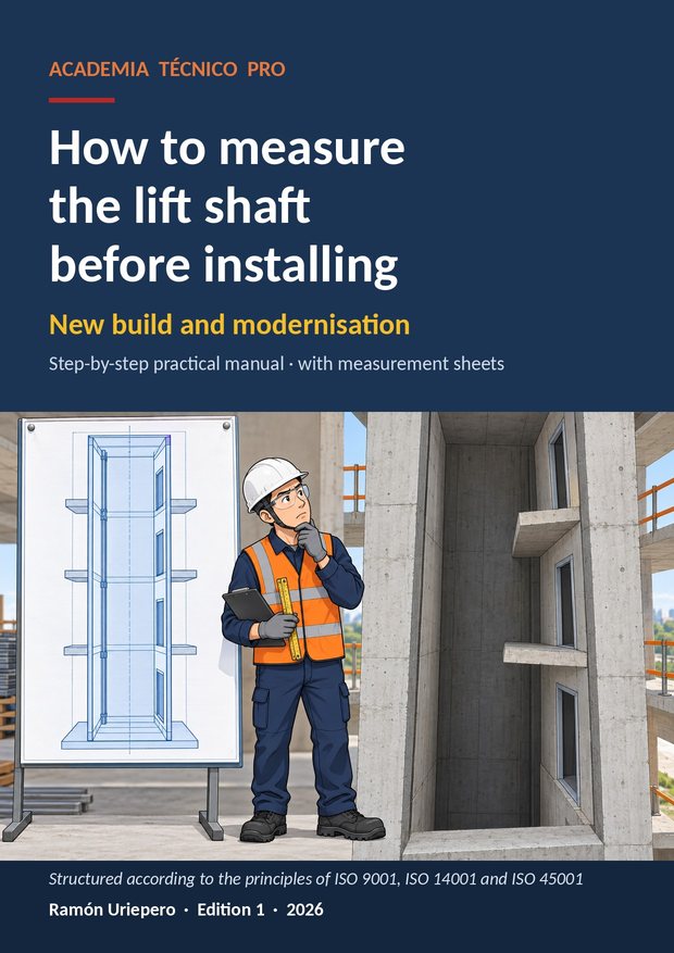 Cover of the manual How to measure the lift shaft before installing: the shaft on the drawing versus the real shaft