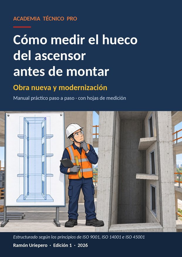 Portada del manual Cómo medir el hueco del ascensor antes de montar: hueco del plano frente al hueco real